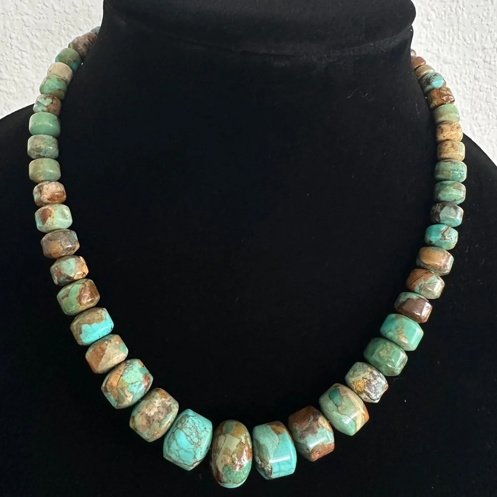 Turquoise DTR mine finds necklace by Jay King RARE Find - Picture 3 of 8
